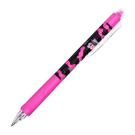 Gel handle Erased ink, blue rod, 0.5 mm, machine gun, body bear mix-2