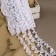 Knitted braid, elastic band, 20 mm, 9 ± 0.5 m, white color