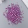 Beads for creativity plastic "Round. Lavender" d = 3-8 mm, set 10 grams