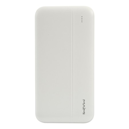 External Maimi Mi30, 10,000 mAh, 2 USB, Type-C, MicroUSB, 2.1 A, white-2