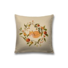 Pillowess decorative “Fox, fox, fox ...”, on a zipper, size 45x45 cm
