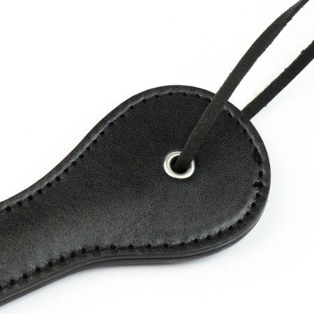 Шлёпалка, БДСМ аксессуар Оки-Чпоки Сердца, 38 х 5 см, PVC, чёрный-3