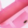 Shoper without lightning, without lining, with Velcro, pink color