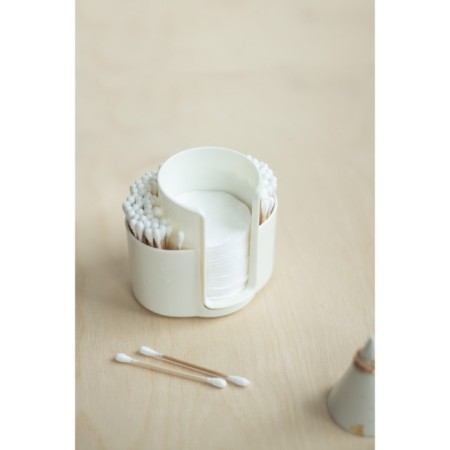 Container for storing cosmetic supplies "Zoy", 10 x 8.2 x 8.6 cm ivory color-8