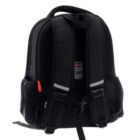 Frame backpack 38 x 29 x 16 cm, 3D effect, Hatber Ergonomic Plus, Karambit, Gray/Black NRK_71122-2