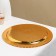 Serving tray "luxury", d = 31.5 cm, gold color