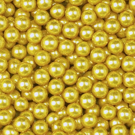 Confectionery Sprinking "Gold" balls 7 mm, 20 g-3