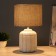 E14 40W Belo-brown table lamp "ASNI" 19x19x32 cm Risalux