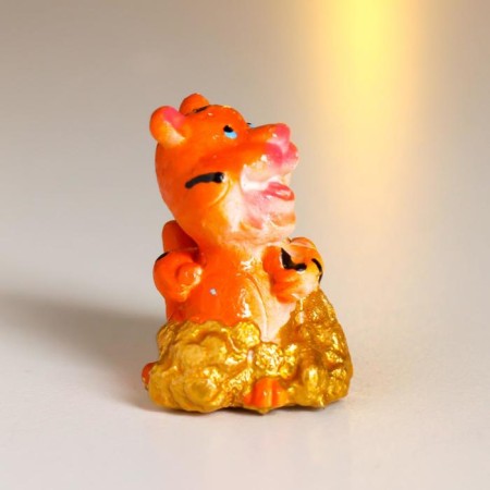 Souvenir Polystone "Tiger-goldener" MIX 3x3.2x2.5 cm-2
