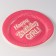Set of dishes "Happy Birthday, Girl", glasses 6 pcs., Plates 6 pcs.