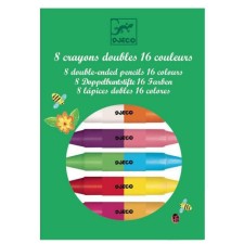 Djeco double pencils, 8 pcs.