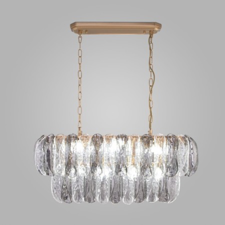 Suspended Bogate’s Callas 365/10, E14, 10x60W, 830x350x330 mm, brass color