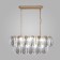 Suspended Bogate’s Callas 365/10, E14, 10x60W, 830x350x330 mm, brass color