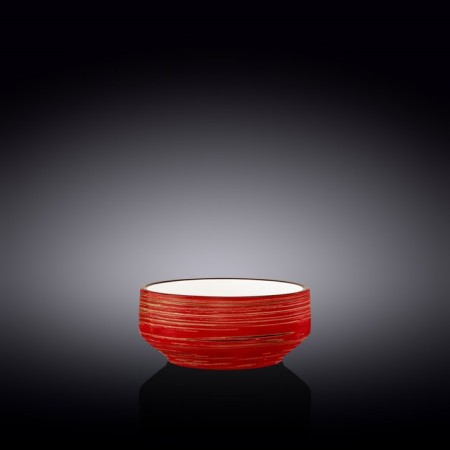 Wilmax England Spiral broth, d = 12.5 cm, 400 ml, red color