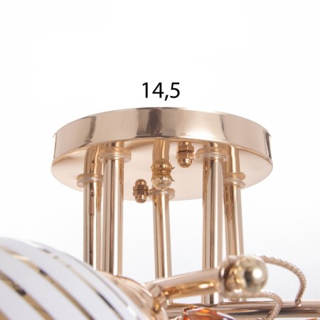 Buffy chandelier 5x40W E27 Gold Model: 2751100-5