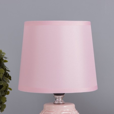 Table lamp "David" 1x40W E14 pink 14x14x24cm-2