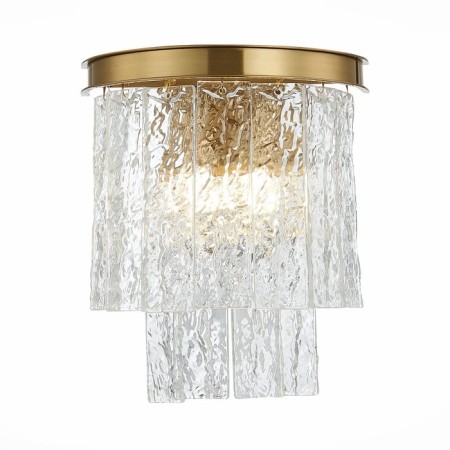 Sconces st. SL1230.301.02. Stabia. 2x60 watts, E14, 28x27 cm, brass color-3