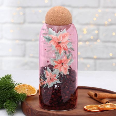 Bank for storage "Pink Tale", 1000 ml-2