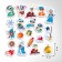 Developing toy "Fun Velcro, Christmas tree, beautiful"