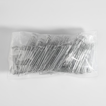 Hook for curtains, 70 × 25 mm, silver color-3