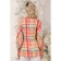 Female blouse, size 42, orange color