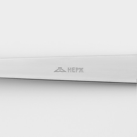 Tablespoon “Appetite”, h = 19.5 cm, thickness 2 mm, silver color-3