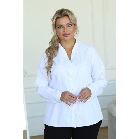 Female blouse, size 52, white color-15