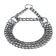 Collar - half -knitwear three -row, 40 cm, wire thickness 2 mm, black