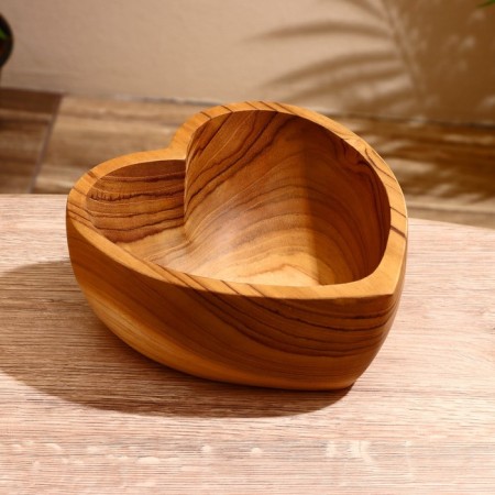 Saladnik "Heart" 20x20x9 cm, tick tree-1