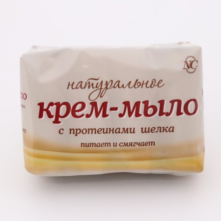 Natural cream soap "Neva cosmetics", "Proteins of silk", 4 pcs. 100 g-1