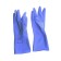 Gloves Latex reusable blue, size XL