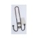 Hook furniture tundra TKT002, three -rod, copper