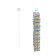 Streep tape with suspension l = 78 12 hooks-zhimov, white color