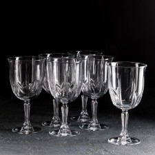 A set of glass glasses for the wine Karat, 415 ml, 6 pcs