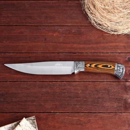 Hunting knife "Leiv" 30cm, blade 176mm/3.4mm, tree-3
