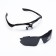 Polarization glasses with a set of interchangeable light filters