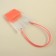 Bag for flowers is transparent, moisture -resistant, pink, 20x17x10 cm