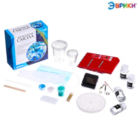 Set for experiments "Epoxy resin: Clock"-4