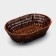 A basket for fruits and bread "Ohio" 28 × 20 × 6.5 cm, oval