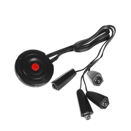 Cycling Lanter STG on a helmet JY-389, 4 LEDs, 4 functions, CR2032 battery