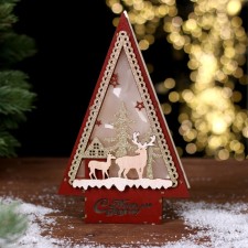 New Year's decor with a Happy New Year lights 14 × 4 × 22.5 cm