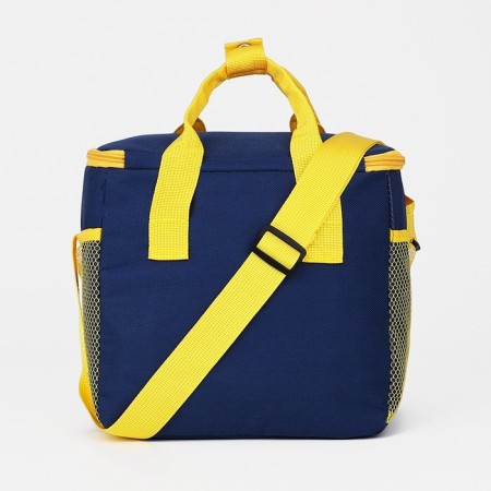 Thermosuma with zipper, 5.8 liters, 2 outer pockets, blue color-1