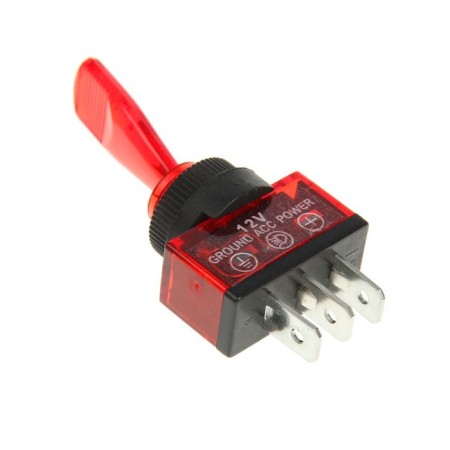 REXANT ASW-13D, 12 V, 20A (3C), On-OFF, single-pole to light, with red backlight