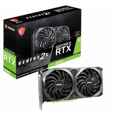 Video card MSI RTX 3060 Ventus 2x 12G, GeForce RTX 3060, 12GB, GDDR6, HDMI, DP-4