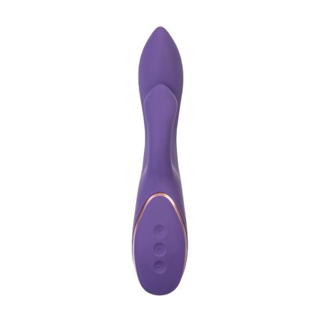 Vibrobler with the Come-Hither Jos Fingie function, 21.6 cm, silicone, purple color-1