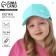 Baby cap for girls, Blue pp 54cm color