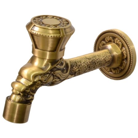 Bronze de Luxe 21594/1 crane, for a bathhouse, long, with aerator