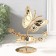 Summary for 1 candle metal d = 4 cm "butterflies in the field" gold 7.7x14x16 cm