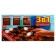 Game table 3 in 1: checkers, chess, backgammon