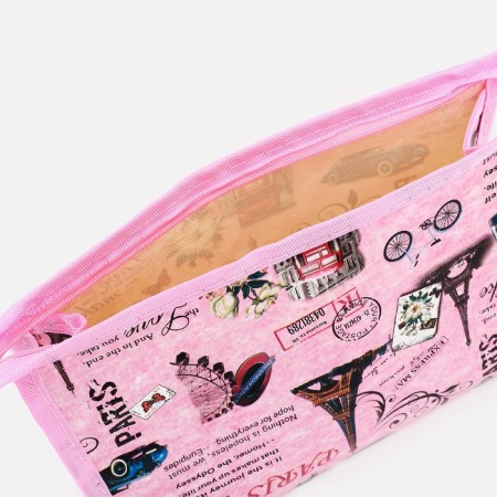 Lightning cosmetic bag, pink color-2